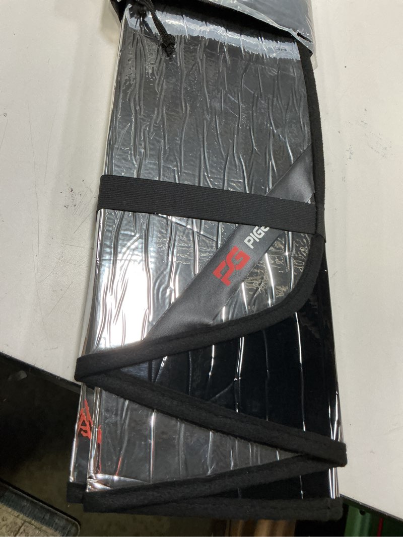 Condition photo showing New/Like New for windshield sun shade for ford f-250/f-350/f-450/f-550/f-600 2023-2026 front window sunshade - astraguard silver(astraguard) 2023-2026