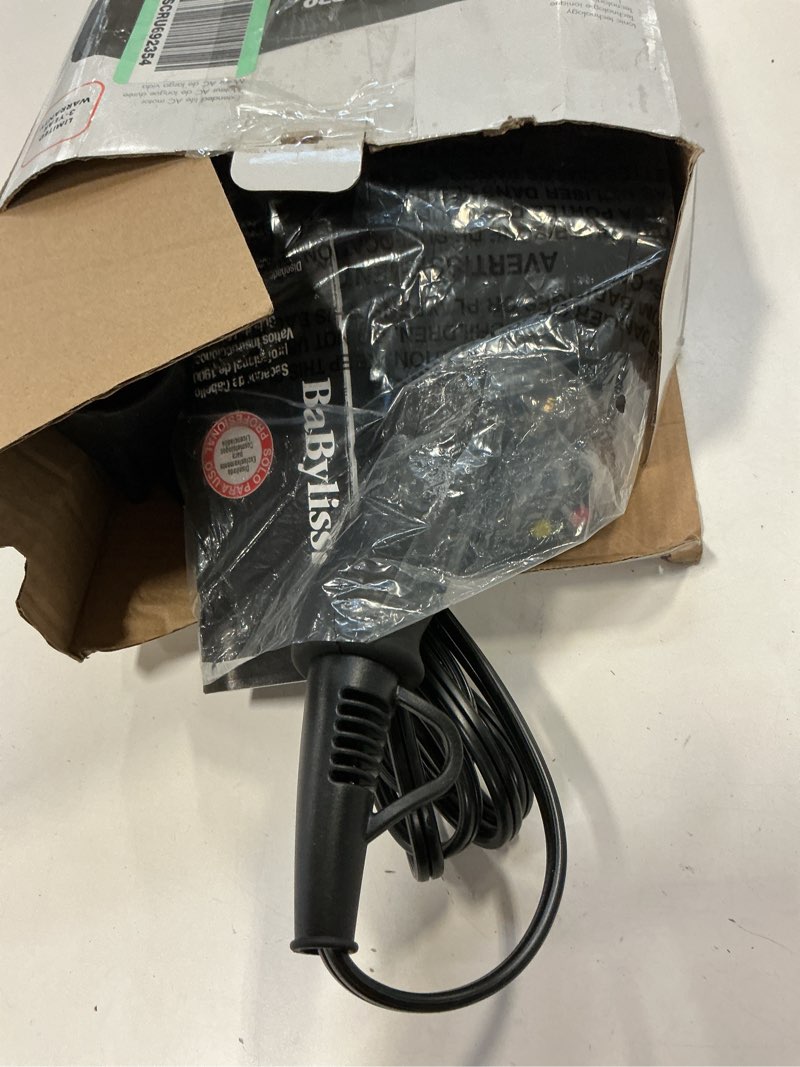 Condition photo showing As Is for Porcelain Ceramic Carrera Professional Hair Dryer