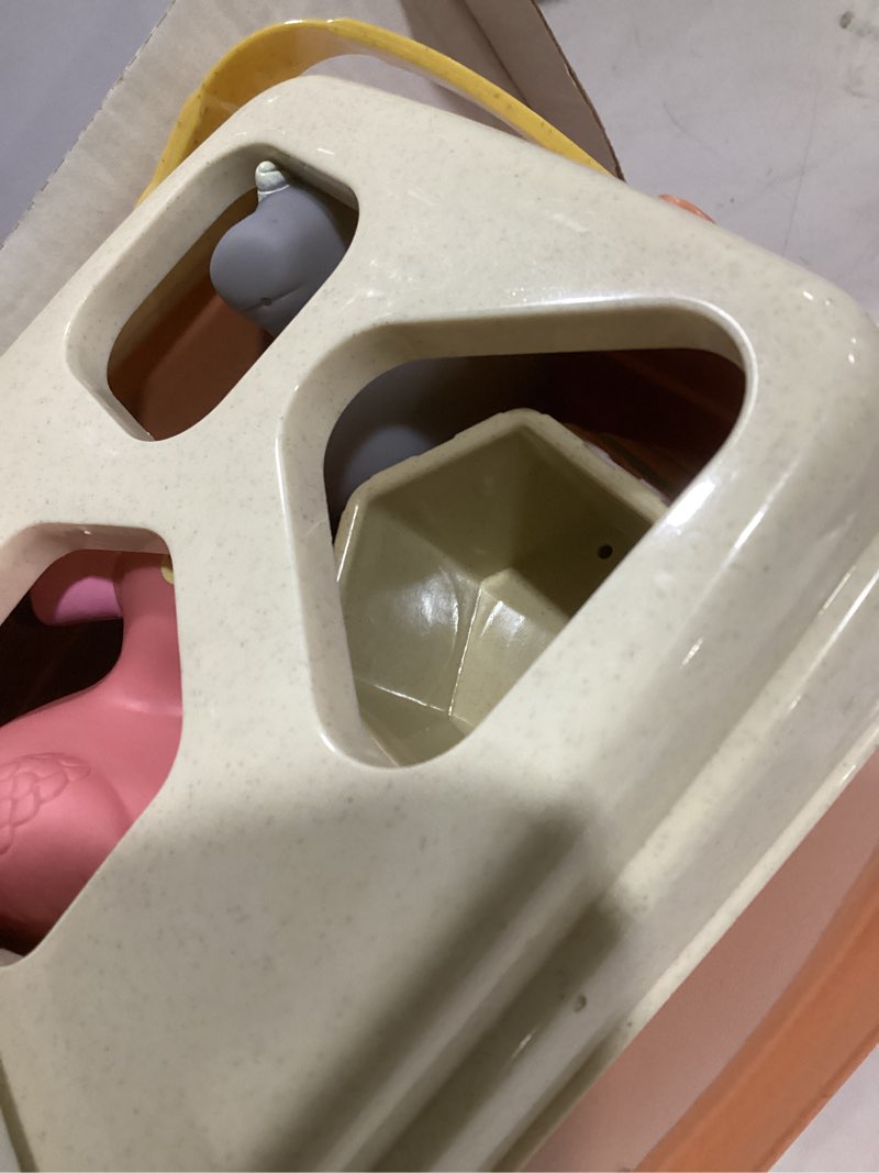 Condition photo showing Good Condition for shape sorter for toddler 1-3, 5 in 1 montessori baby toys for infants 6-48 months, sorting & stacking toy for fine motor skills, sensory learning set with rings link, birthday gift 5 in 1 montessori toys