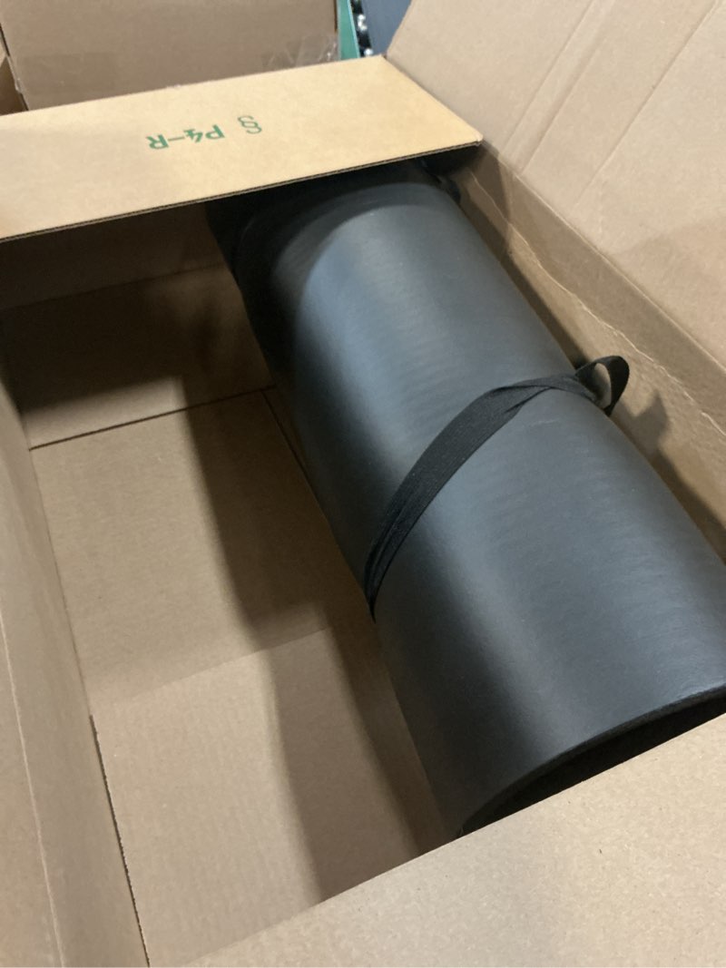 Condition photo showing Good Condition for amazon basics extra thick exercise yoga mat with carrying strap black 1/2 inch