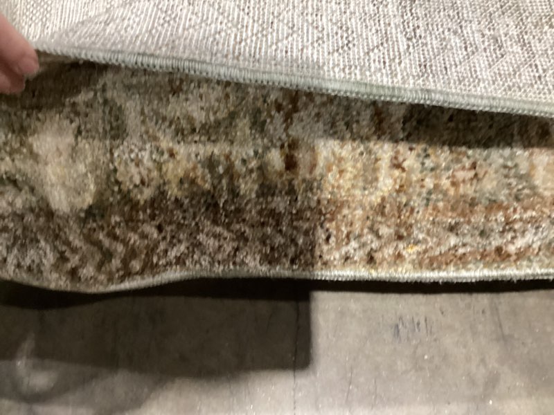 Condition photo showing Good Condition for loloi magnolia home by joanna gaines junie collection jue-03 spice/multi 9'-6" x 13', .38" pile height, area rug spice / multi 9'6" x 13' (rectangular)