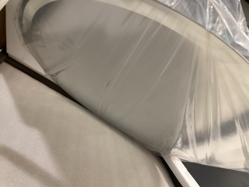 Condition photo showing Good Condition for LED Bathroom Mirror 24 Inch Round Bathroom Mirror with Lights, Circle LED Mirror, Wall Mounted Lighted Bathroom with 3 Colors Brightness, Anti-Fog, Dimmable, Shatter-Proof 3 Colors 24"L x 24"W