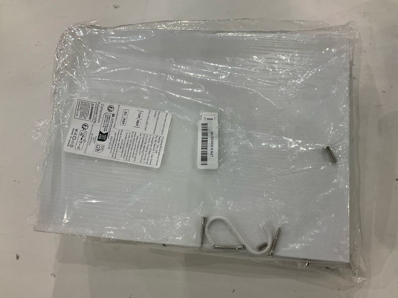 Condition photo showing New/Like New for Furologee End Table with Charging Station, Nightstand with Fabric Drawers, Side Tables with USB Ports & Outlets, Night Stand with Storage Shelf & Hooks, for Living Room/Bedroom, White White 1 pc(11"D x 14.96"W x 23.6"H)