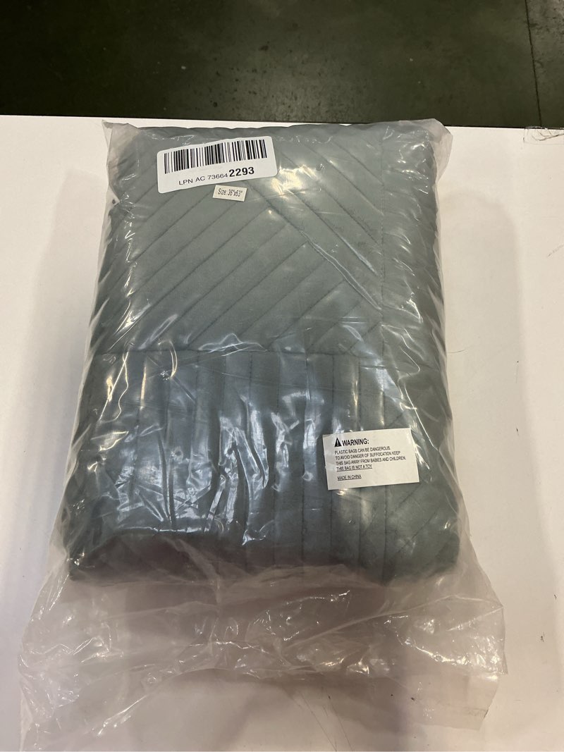 Condition photo showing New/Like New for TEWENE, Sectional Couch Cover Velvet Sofa Cover Anti-Slip L Shaped Couch Cover Sectional Sofa Cover for Dogs Couch Cover 2 Cushion Couch Cover for Sofa 3 Seats Sofa Seat Cover, 1 Pc 36''x63'' Size Iron Gray 36''x63''/1 pc
