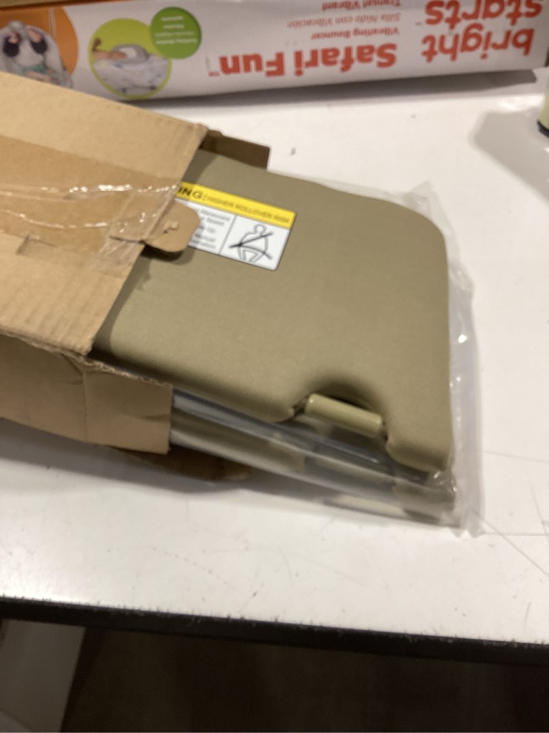 Condition photo showing Good Condition for crazyparts driver & passenger side sun visor compatible with honda pilot 2017-2021 honda ridgeline 2018-2020 replacement sun shade # 83280-tg7-a12zb 83230-tg7-a12zb (gray) gray(driver left & passenger right)