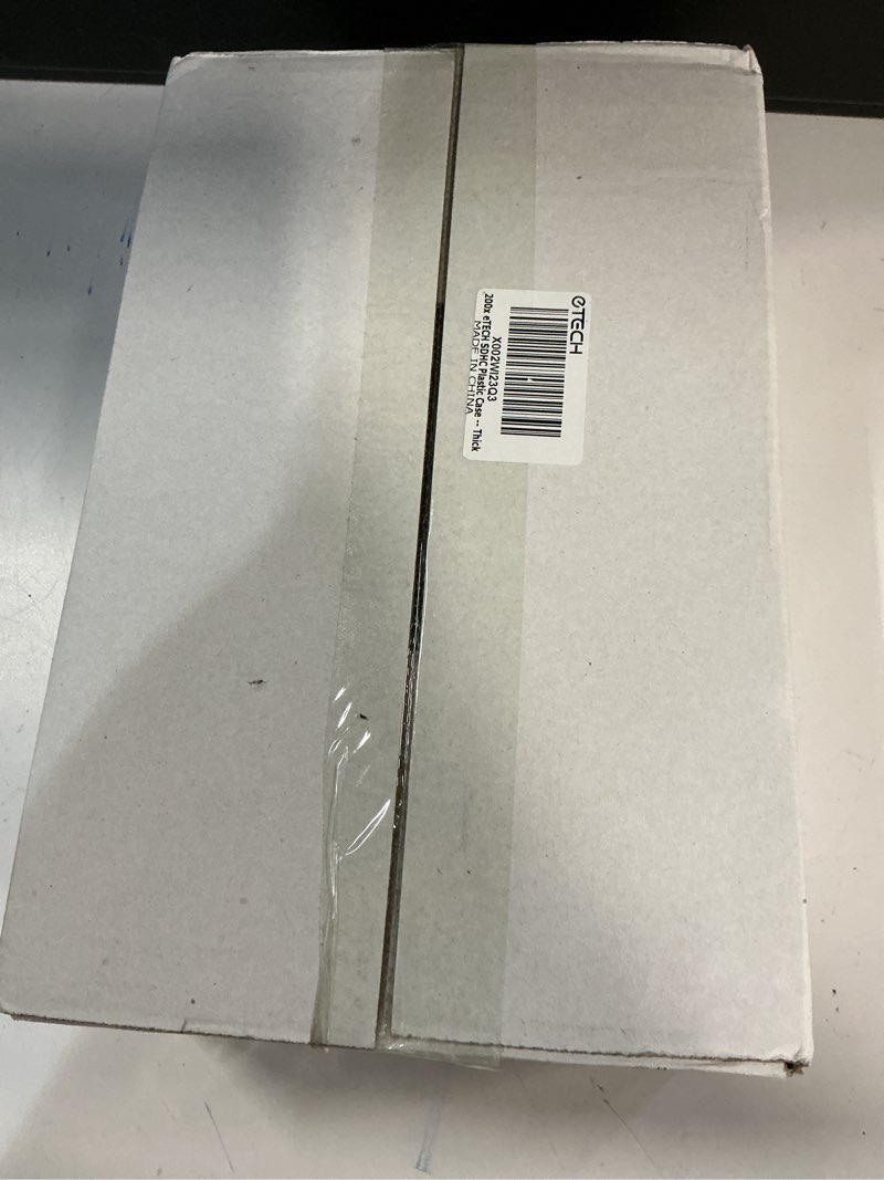 Condition photo showing New/Like New for eTECH Collection Clear Plastic SD/SDHC/SDXC/Secure Digital Memory Card Case Holder Compatible for SanDisk/Kingston/Transcend/Samsung Memory Card (200 Pack)