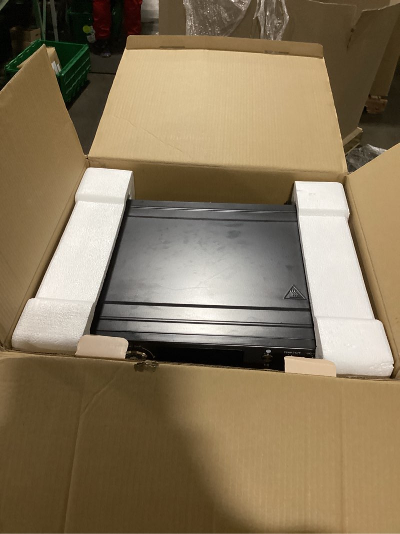 Condition photo showing Good Condition for (Similar To)28QT Air Fryer Toaster Oven Combo, Large 12-in-1 Convection Countertop Oven with Next-Gen HeatWave Convection, 3-Layer Cooking, Rotisserie for Chicken, Fits 11\" Pizza, Full Accessories, Sparkle Black