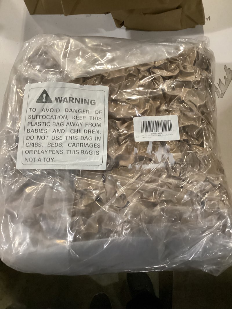 Condition photo showing New/Like New for Chunky Knit Blanket Throw, 50x60inch Soft Chenille Yarn Throw, Handmade Warm Thick Cable Knit Crochet Blanket, Large Rope Knot Throw Blanket for Couch Bed Sofa,Light Khaki 50“x60“ Light Khaki