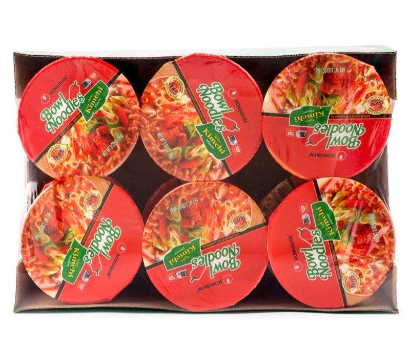 (BB:31 MAR 2026) Nongshim Kimchi Bowl Noodle Soup 86 g*12 each