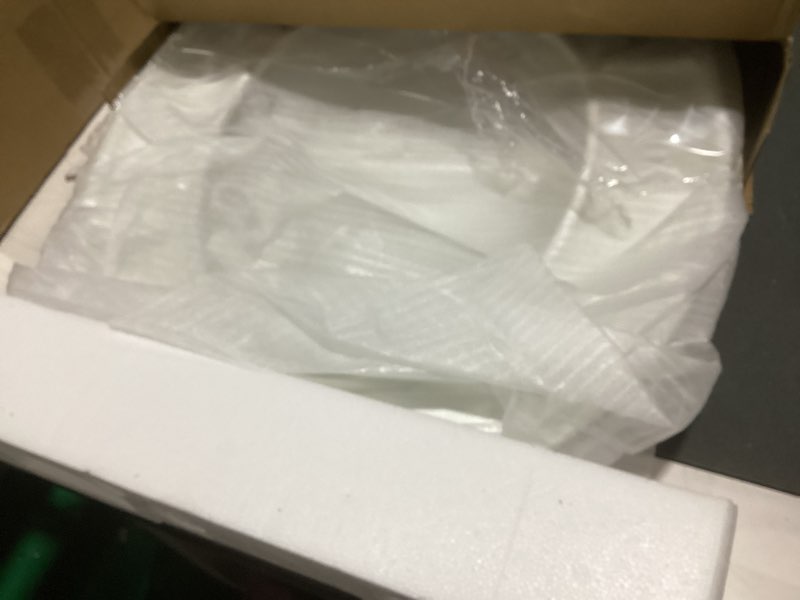 Condition photo showing New/Like New for garveetech round toilet seat with soft close, white toilet lid with quiet slow-close & easy installation for most round toilets, easy clean pp material, quick-release feature