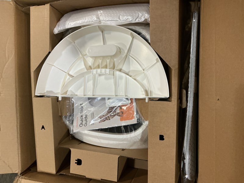 Condition photo showing New/Like New for meowant self cleaning cat litter box - open-top automatic litter box with app, 0 risk of stuck cats, safer automatic litter boxs, low entrance for multiple cats grey