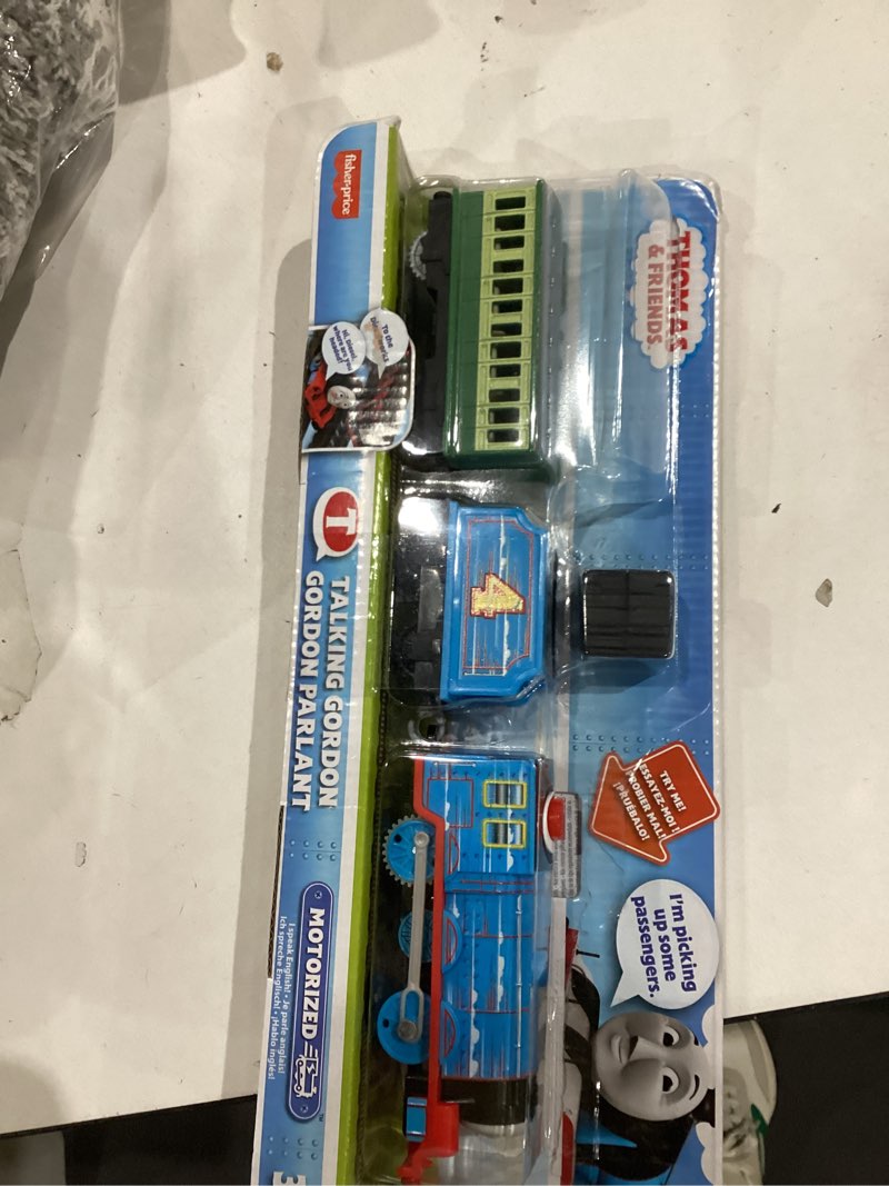 Condition photo showing Good Condition for thomas & friends motorized toy train talking gordon engine with sounds phrases & coal tender for preschool pretend play kids ages 3+ years
