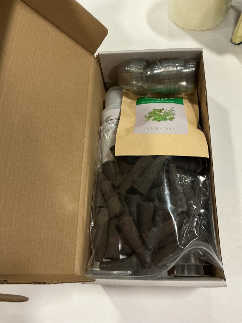 Condition photo showing New/Like New for Gourmet Herb Seed Pod Kit for AeroGarden, idoo, Ahopegarden, MUFGA with Basil, Parsley, Thyme, Mint, Cilantro, Dill, Oregano - Compatible with All Hydroponics (36-Pod) Herb-36