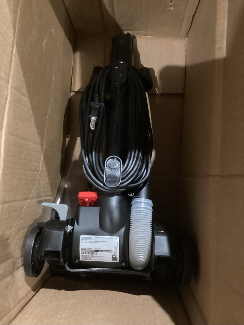Condition photo showing As Is for Bissell CleanView Compact Turbo Upright Vacuum with Quick Release Wand, Full Size Power, Compact Size for Apartments & Dorms, 3437F