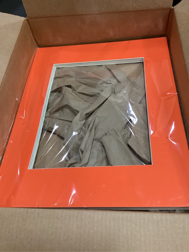 Condition photo showing New/Like New for 15 pack 20x16 picture mats, mixed colors frame mattes for 11x14 pictures photo frame mat core bevel cut mat board show kit for photos, prints, artworks 20x16 for photos 11x14