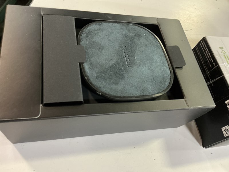 Condition photo showing As Is for mophie universal - wireless charging pad + ac power adapter - 15 watt - black