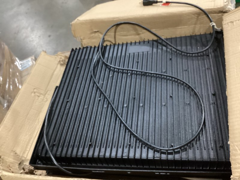 Condition photo showing Good Condition for 500w led flood light outdoor with plug+10ft cable, 60000lm ultra brighter 5000k exterior security light, ip66 waterproof commercial lighting for sports fields counts arena stadium(2 pack) 500w-2 pack