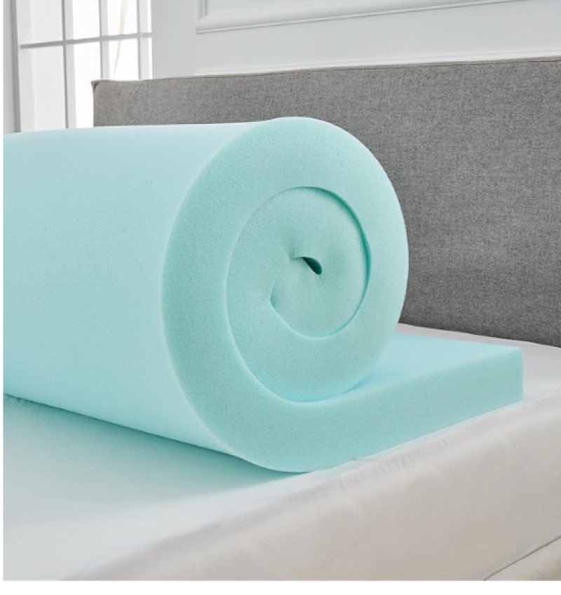 Similar ,Simple&Opulence 3 Inch Memory Foam Mattress Topper, Cooling Gel Infused Mattress Pad for Back Pain Relief?Ventilated and Breathable, CertiPUR-US Certified - King Size