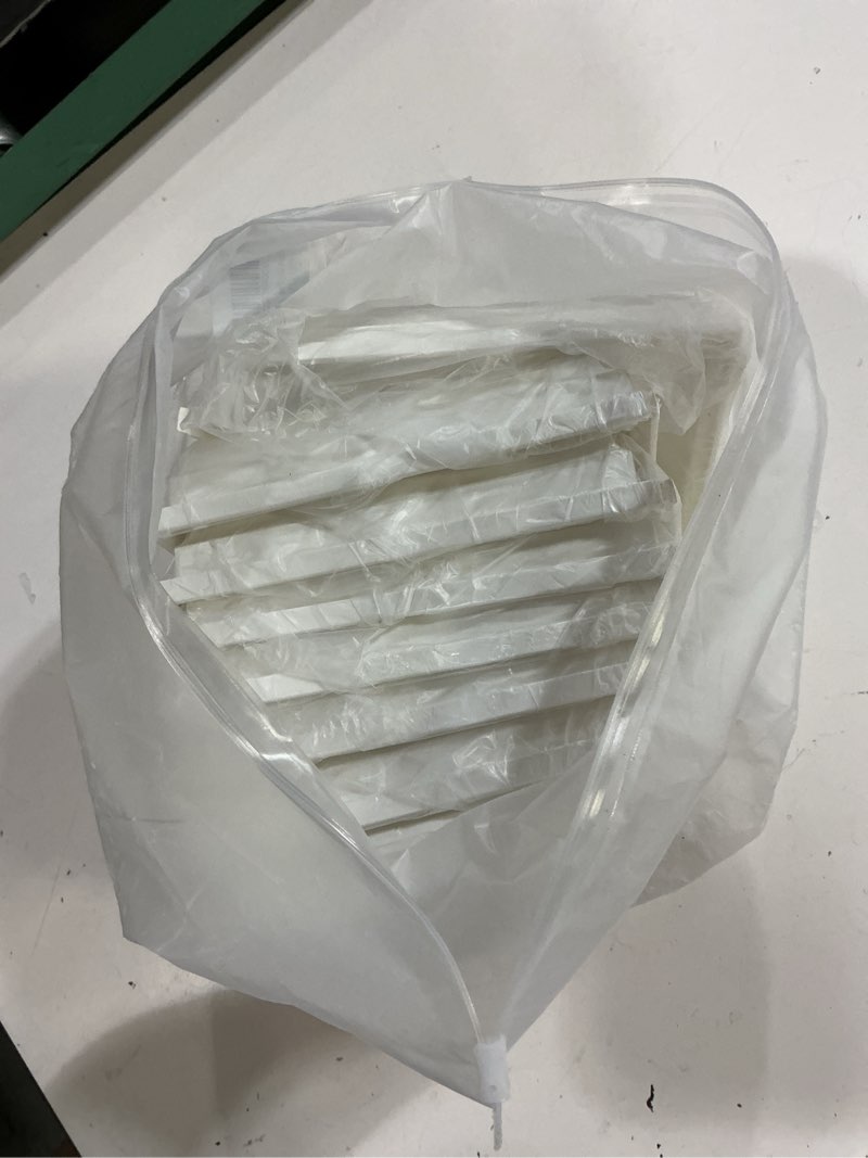 Condition photo showing Good Condition for 8 packs 4 inch vinyl post skirt/england style fence post cups white pvc post column wraps porch two piece england base trim ring railing for wood vinyl post, stair rails, fence deck stairs rails (8)