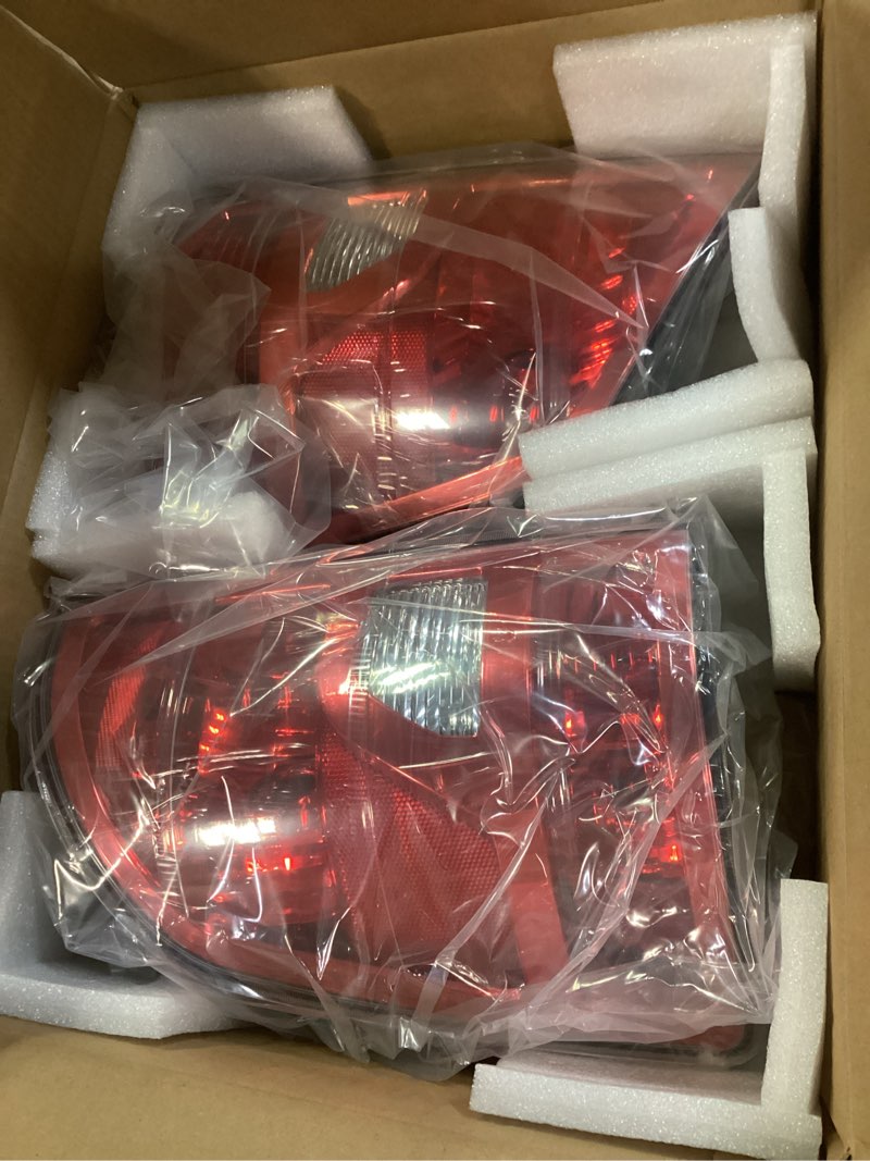 Condition photo showing As Is for nakuuly tail light compatible with toyota tundra 2014-2021 pickup right passenger side taillight rear brake lamp assembly without bulb replace# 81550-0c100