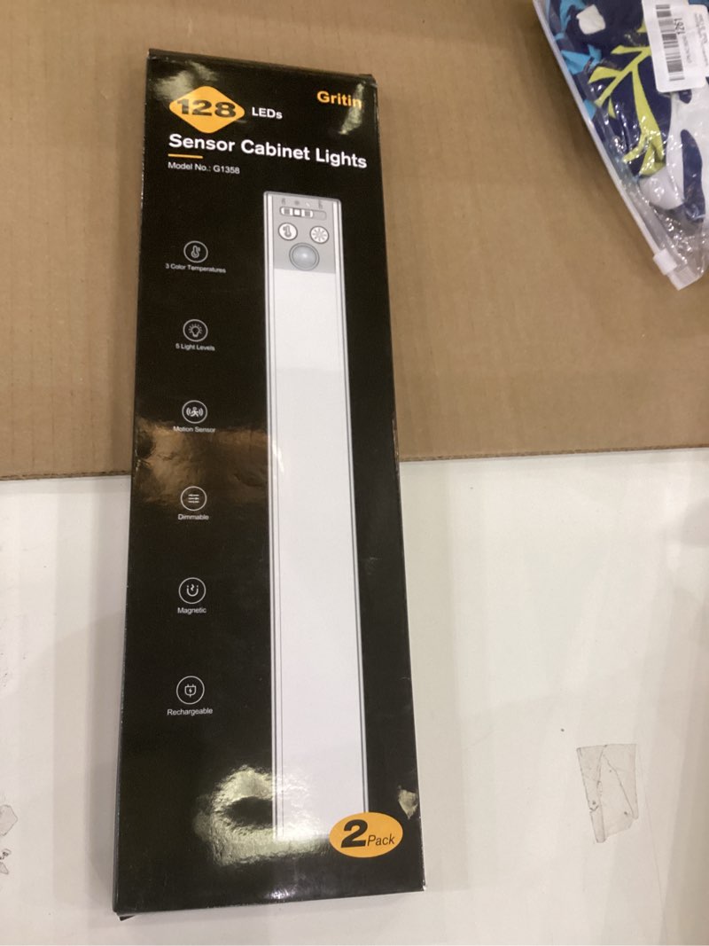 Condition photo showing As Is for Sensor cabinet lights