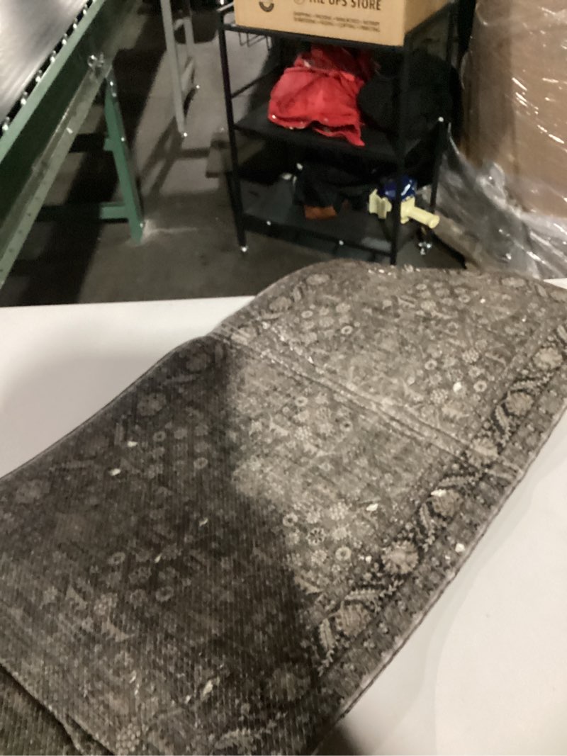 Condition photo showing As Is for KIMODE Anti Fatigue Kitchen Mat 2PCS,Waterproof Farmhouse Green Kitchen Rugs Non-Slip,Vintage Kitchen Mats for Floor,Cushioned Comfort Standing Mat for Laundry,Office,Sink,Desk,17"x47"+17"x29" 17.3" x 47"+17.3" x 29"--0.47 inches Green/Grey