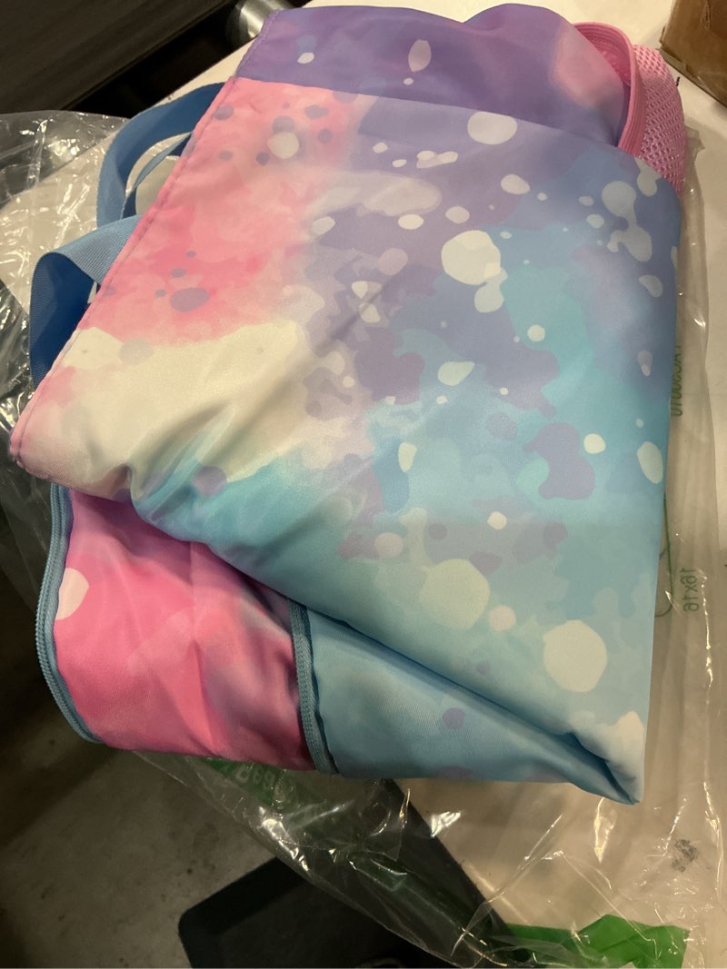 Condition photo showing Good Condition for FATOLXX Waterproof Travel Yoga Gym Tote Bag for Women With Yoga Mat Holder Carrier & Wet Pocket Fits Your All Stuff for Pilates,Hot Yoga,Gym,Home Fitness,Travel, Swimming and Daily Use Pink
