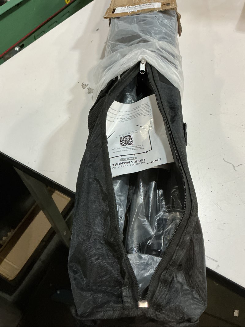 Condition photo showing Good Condition for LINCO Lincostore Backdrop Support Stand Kit 10x6.5ft Adjustable Photography Studio Photo Background Support System with Carrying Bag for Green Screen Muslin, 4171