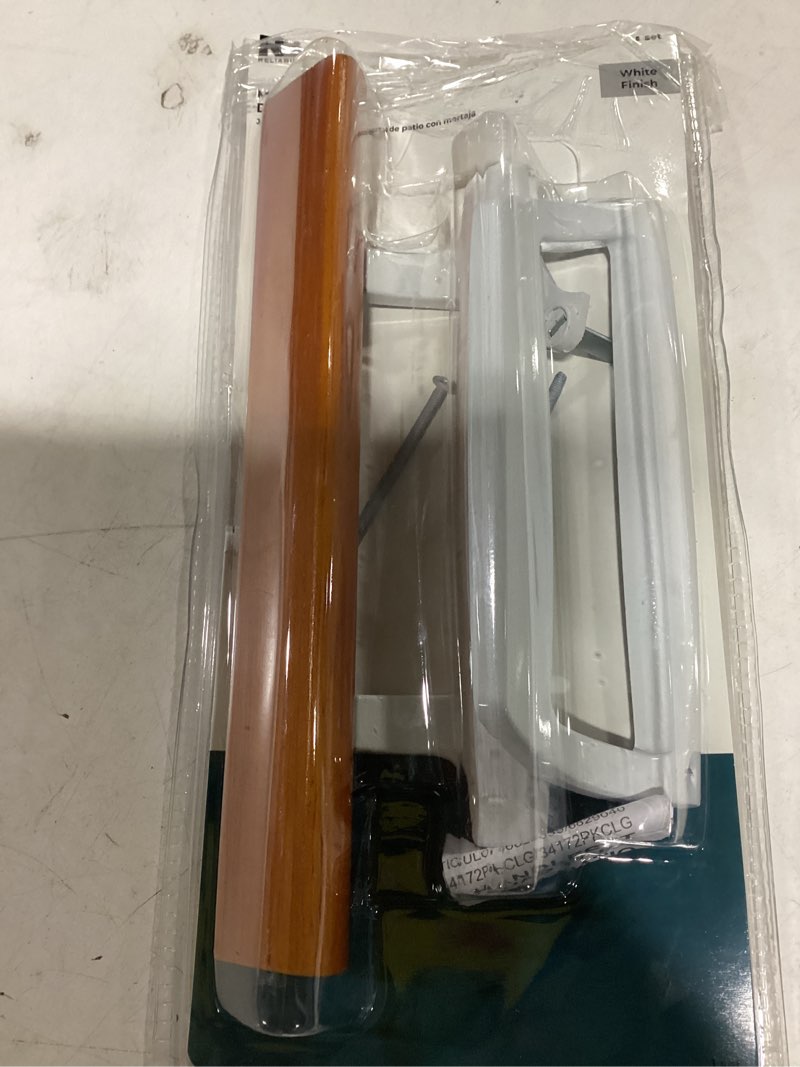 Condition photo showing As Is for reliabilt 3.93-in mortise style sliding patio door handleset