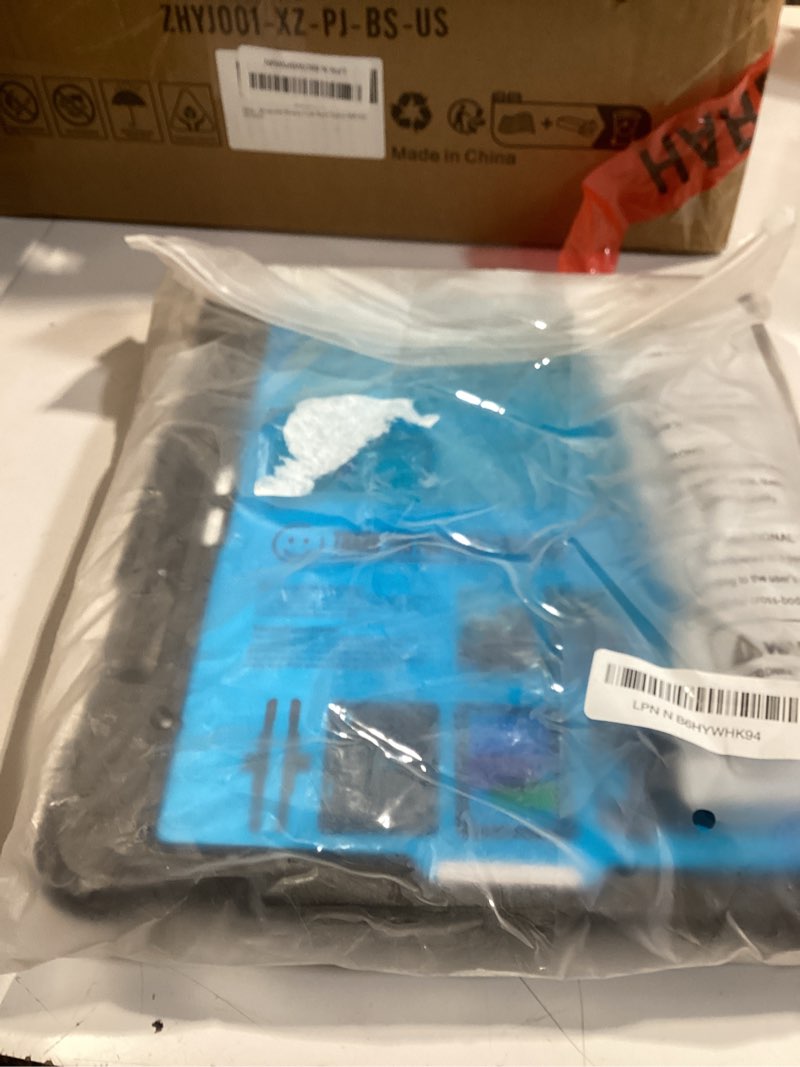 Condition photo showing Good Condition for case for ipad pro 12.9 2022/2021/ 2020/2018: cover for ipad pro 12.9 6th/ 5th/ 4th/ 3rd generation with screen protector- stand- pencil holder- handle- shoulder strap black 12.9 inch (silicone) black