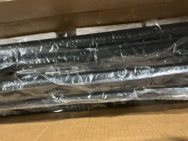 Condition photo showing Good Condition for Yaheetech Classic Metal Platform Bed Frame Mattress Foundation with Victorian Style Iron-Art Headboard/Footboard/Under Bed Storage/No Box Spring Needed/Queen Size Black Queen Black