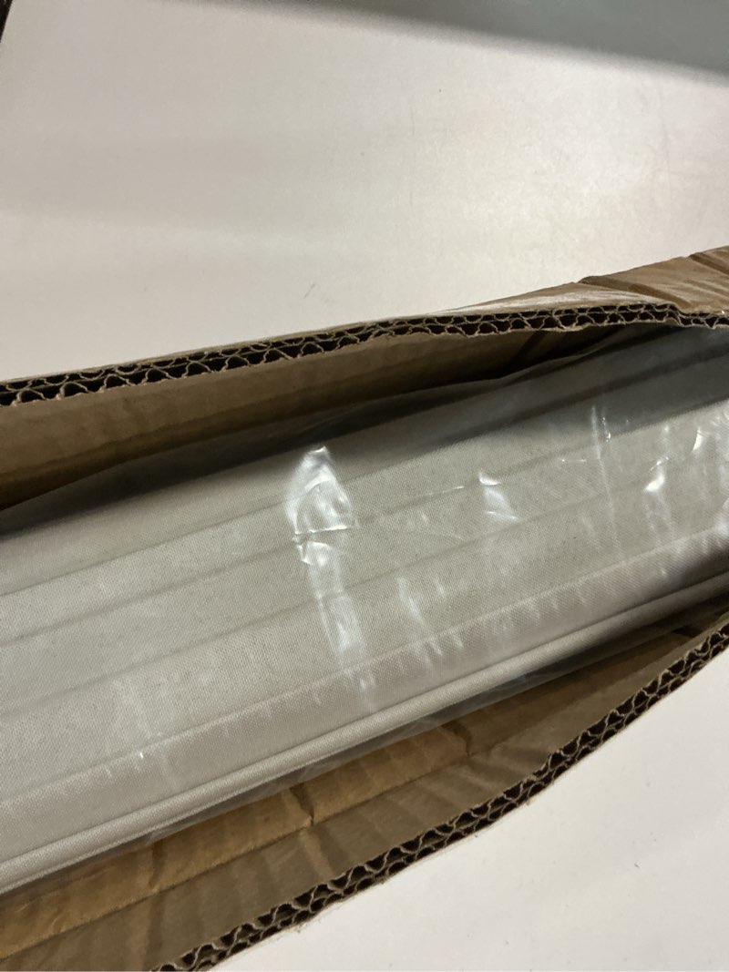 Condition photo showing Good Condition for No Drill Top Down Bottom Up Roman Shades for Windows, 27" W x 64" H, Natural Natural 27" W x 64" H
