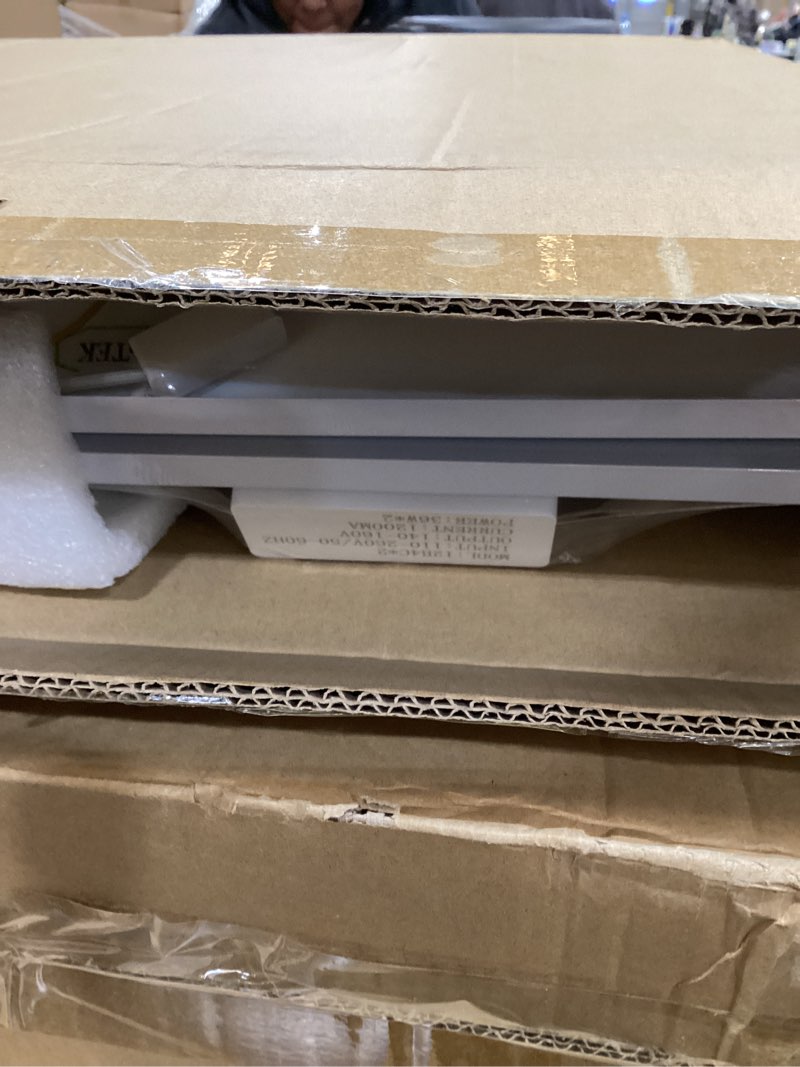 Condition photo showing New/Like New for LED Flat Panel Light 2x2 ft,White LED Drop Ceiling Office Lights,72W Indoor Commercial Flat Backlit Fixture,5800LM/7500K,CE & RoHS Certified,Dustproof & Troffer Recessed Edge-Lit Design,2 Pack,3 Color 5800LM/7500K, 2Pack,3 Color