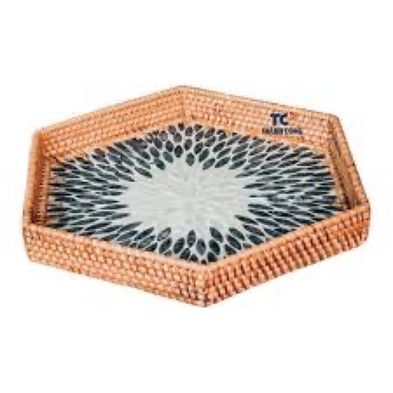 Hexagonal Bamboo Tray similar