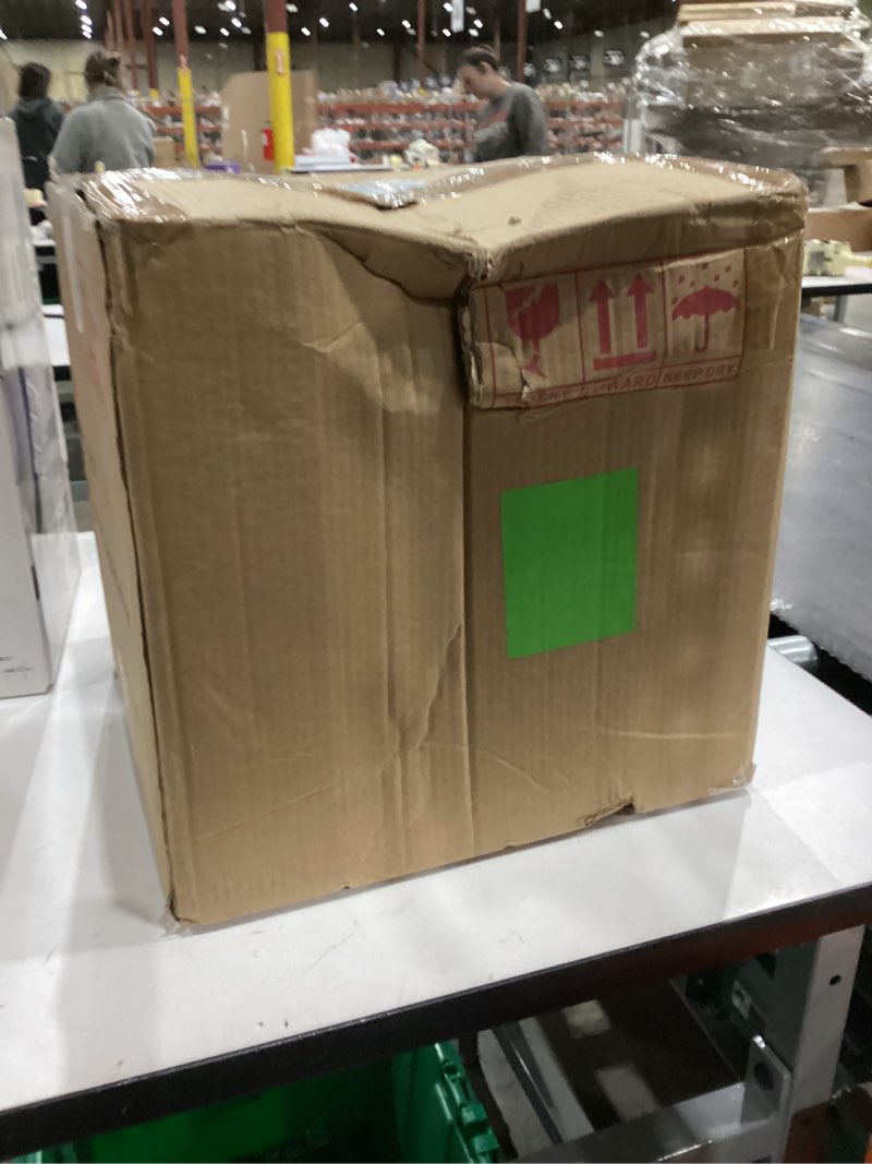 VCUTEKA Animated Christmas Village Houses, Lighted Musical Xmas Village Train Station Scene Rotating