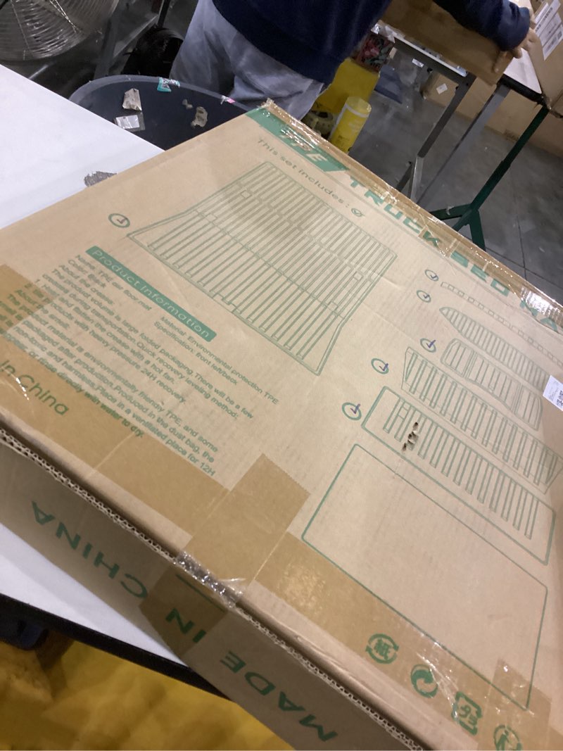 Condition photo showing New/Like New for Truck Bed Mat Compatible for Tesla Cybertruck 2023 2024 2025 Accessories, 6PCS All Weather TPE Truck Bed Liner, Custom Fit Heavy Duty Utility Pickup Bed Mats, Frunk Mat, Rear Trunk Mat, Tailgate Mat