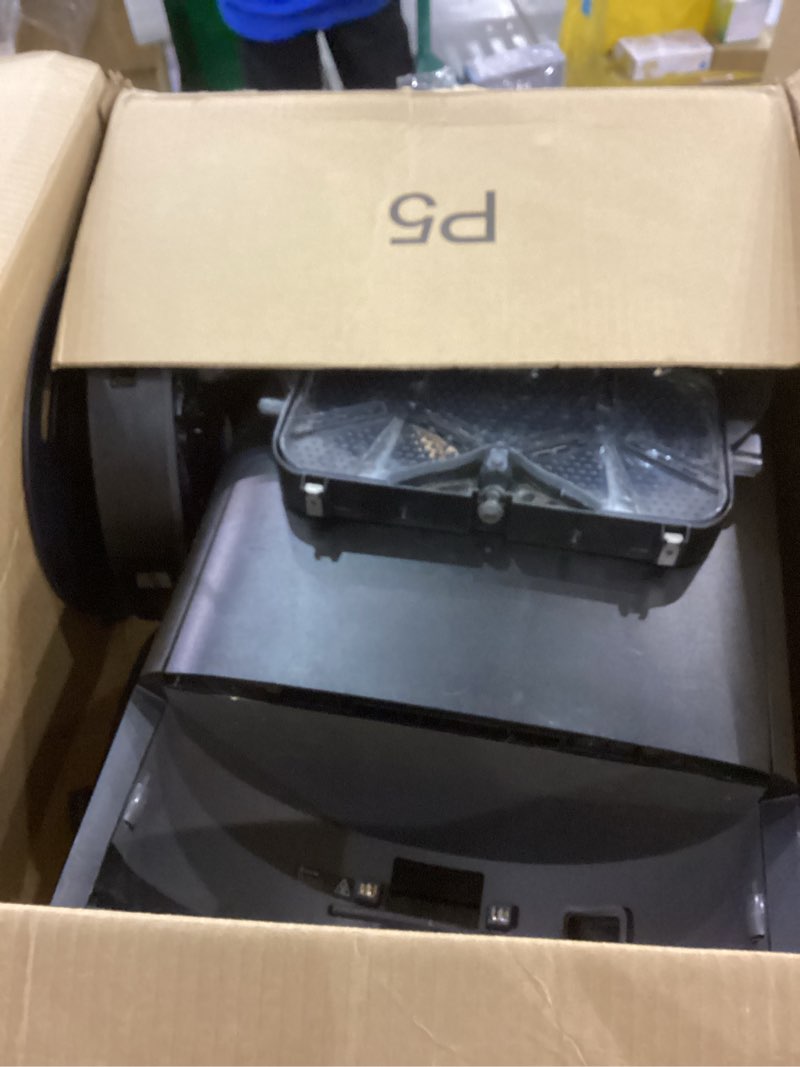 Condition photo showing As Is for ECOVACS DEEBOT X11 OmniCyclone Robot Vacuum and Mop, PowerBoost Charging, OZMO Roller 2.0 Instant Self-Washing Mop, 19,500Pa Blast Suction, Bagless OmniCyclone Station, AIVI 3D Smart Navigation