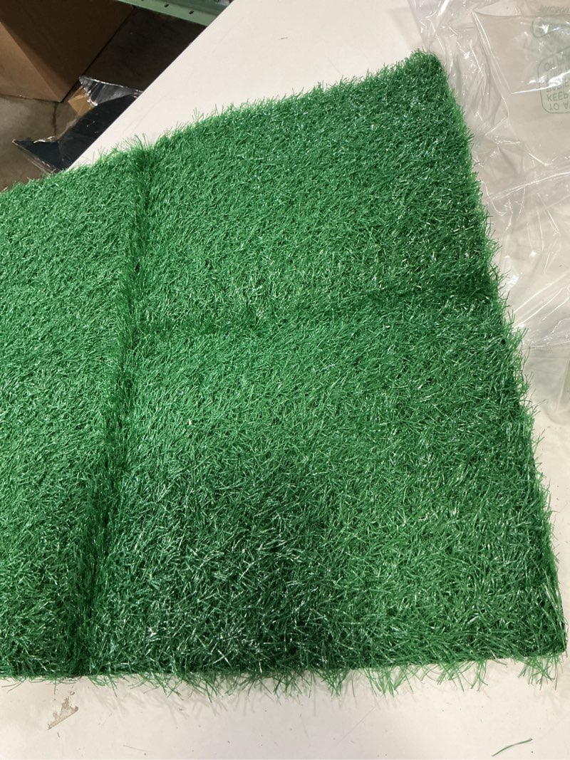Condition photo showing Good Condition for STARROAD-TIM 23.5 x 19.5 inches Artificial Grass Turf for Dogs, Fake Grass Potty Training Mat for Do