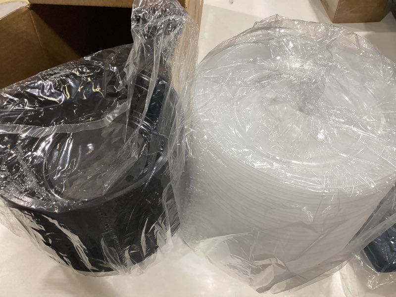 Condition photo showing Good Condition for meal prep containers reusable 32oz - meal prep bowls with lids 50 pack, round food prep bowls for takeout, disposable to go food containers, stackable, leakproof, bpa-free, microwave/freezer safe 32oz bowls-50pack