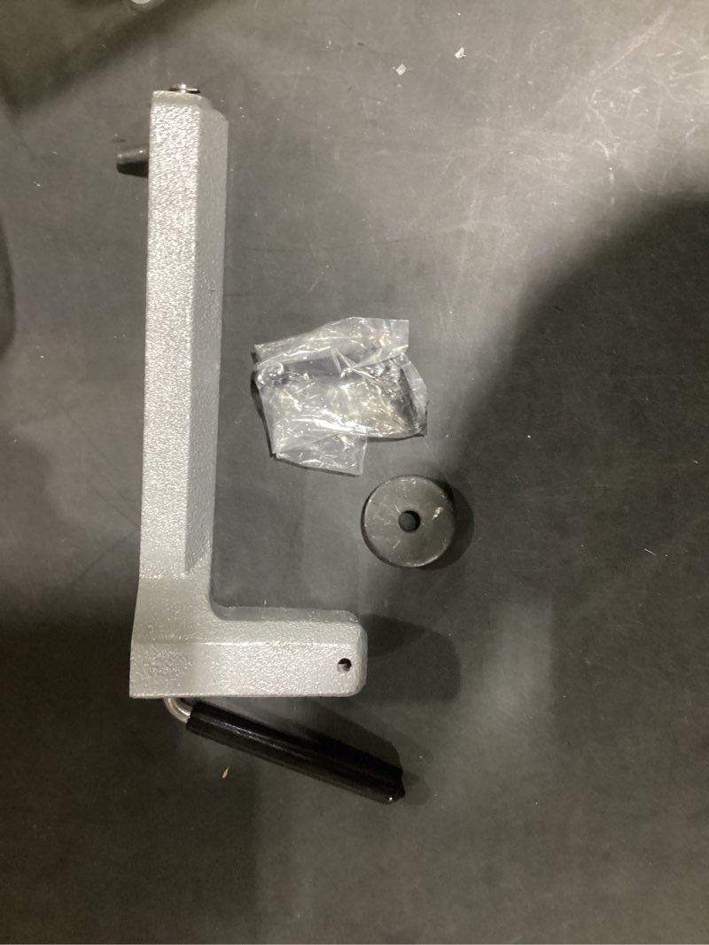 Condition photo showing Good Condition for Asixxsix Wood Lathe Tool Rest Holder Base,14inch Cast Steel Woodworking Turning Lathe Tool Holder Base DIY Lathe Accessories for Mini Lathe, Small Lathe, 1inch Hole Diameter