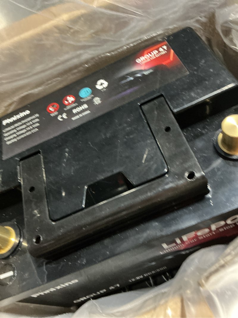 Condition photo showing As Is for Phiniximo lithium iron phosphate group 47