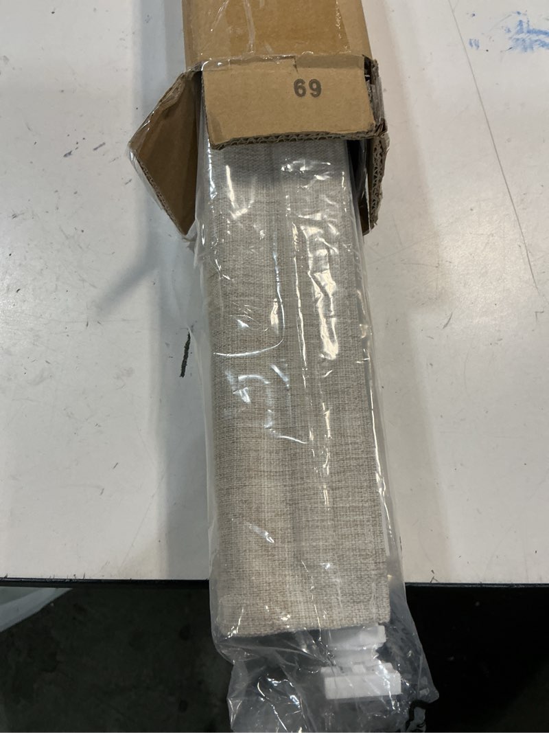 Condition photo showing Good Condition for LazBlinds No Tools No Drill Cordless Roman Shades for Windows, Blackout Thermal Insulated UV Blocking Window Blinds, Room Darkening Fabric Blinds for Indoor Windows, 25'' W x 48'' H, Beige Blackout - Beige 25" W x 48" H