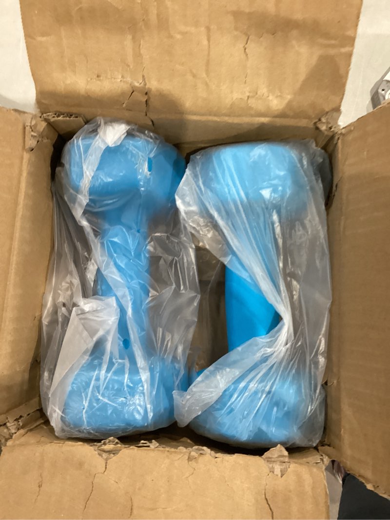 Condition photo showing Good Condition for Balelinko Home Gym Equipment Workouts Strength Training Weight Loss Pilates Weights Yoga Sets Weights for Women, Men, Seniors and Youth Blue 10 LB, Pair