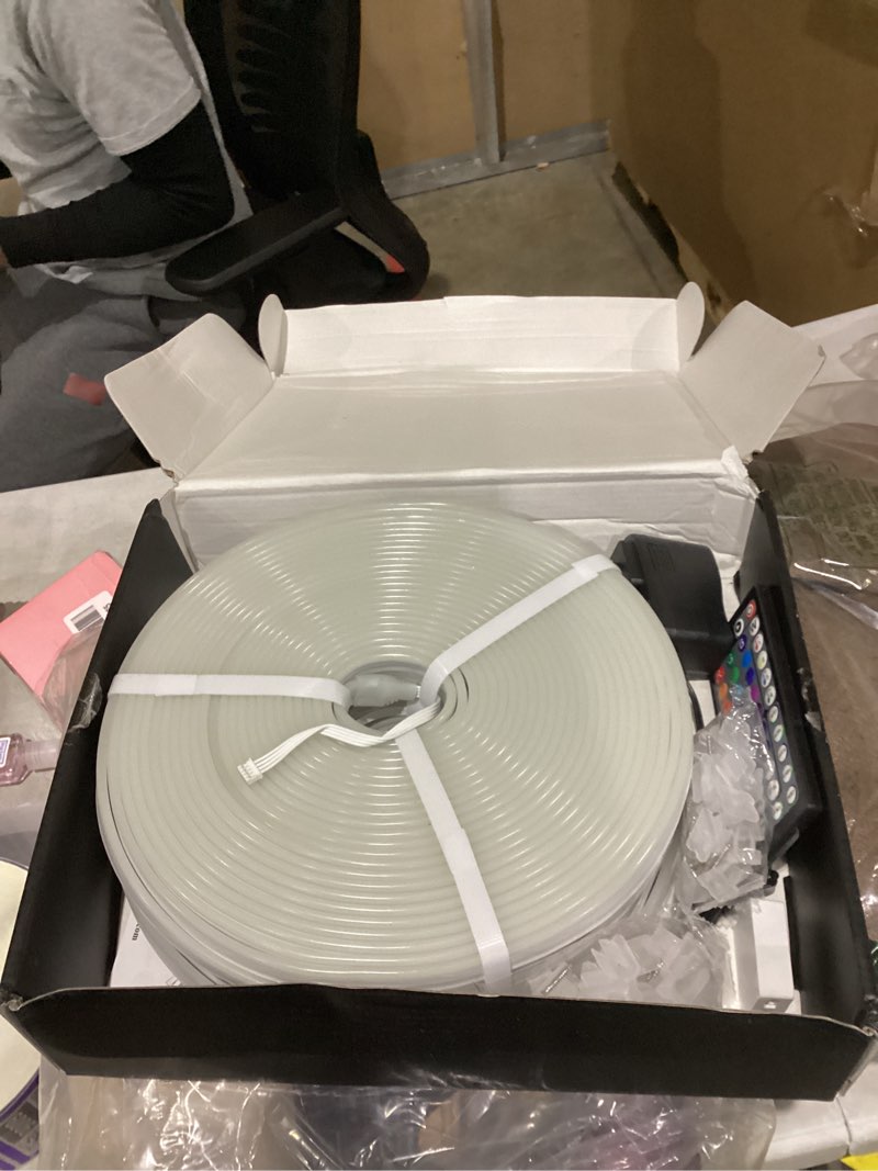 Condition photo showing Good Condition for aiicrgb LED Neon Light Cord with Remote Control - Flexible, 150FT IP67 Waterproof, Music Sync, App-Controlled for Gaming & Bedroom Decor