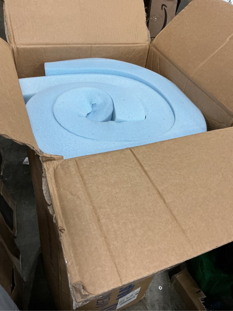 Condition photo showing Good Condition for best price mattress 3 inch ventilated memory foam mattress topper, cooling gel infusion, certipur-us certified, short queen, dorm essentials, blue short queen 3 inch