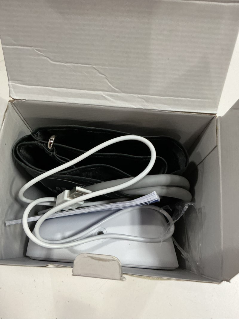 Condition photo showing As Is for alcedo blood pressure monitor for home use, automatic digital bp machine with large cuff for upper arm, lcd screen, 2x120 memory, talking function large screen