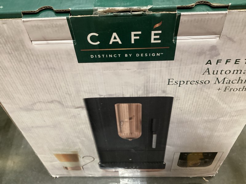 Condition photo showing As Is for espresso machine