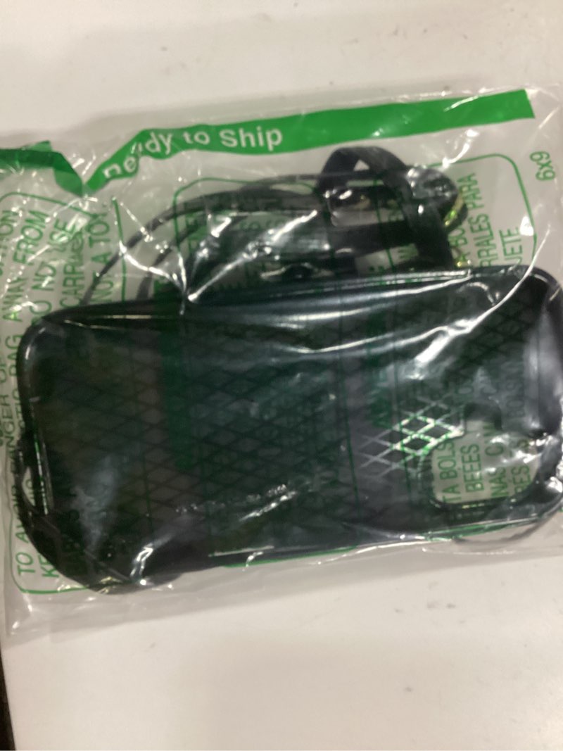 Condition photo showing Good Condition for QLTYPRI Crossbody Wallet Case for iPhone 17, PU Leather Phone Case with RFID Blocking Card Slots Holder Ring Kickstand Wrist Strap Lanyard Handbag Purse Cover - Black for iPhone 17 6.3 inch Black