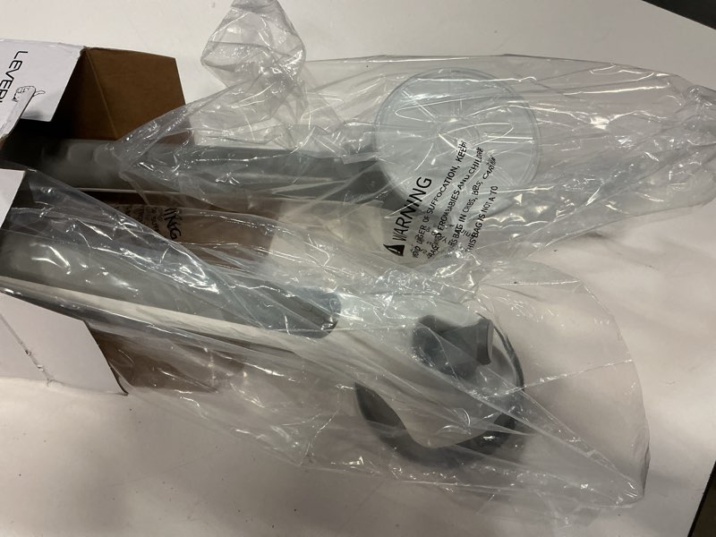 Condition photo showing Good Condition for LEVERLOC 2 Pack Shower Grab Bars for Bathtubs and Showers, Easy to Install Suction Shower Handles for Bathroom Removable Handrails for Seniors Elderly Heavy Duty Safety Grip Waterproof Drill Free Gray 16.8” 2 Set Gray