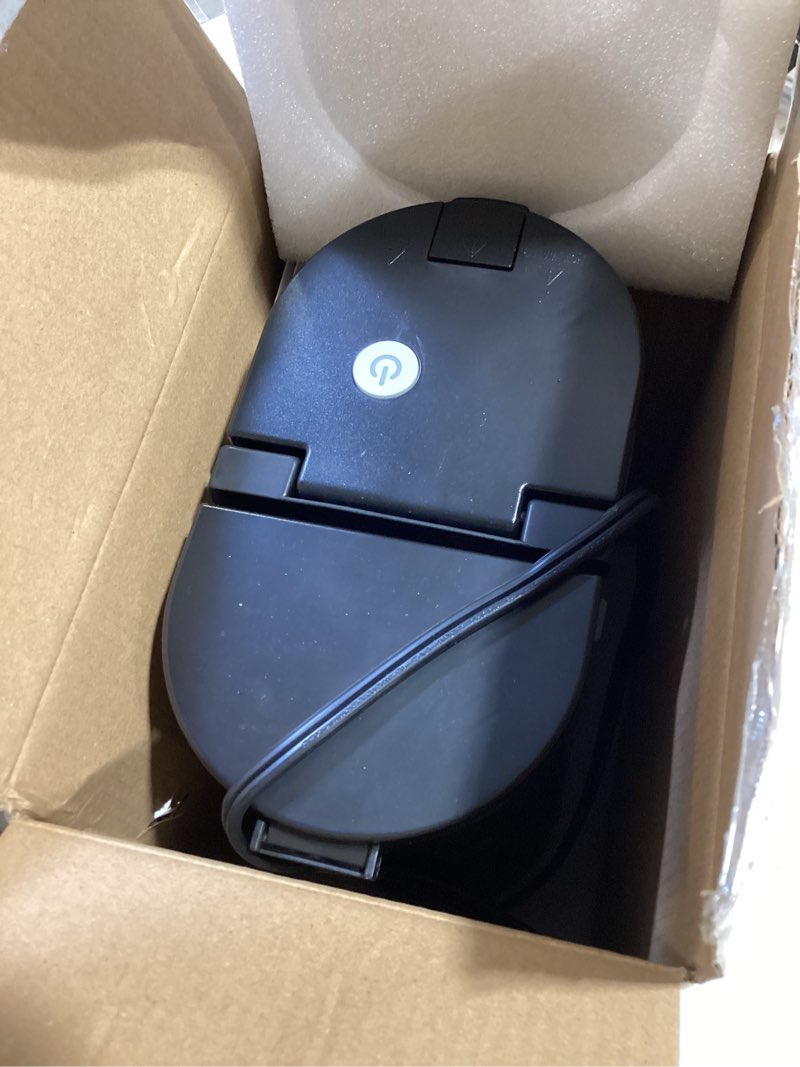 Condition photo showing As Is for ranbomer k cup coffee maker, single serve coffee machine or ground coffee machine 2 in 1, 6 to 14 oz brew sizes, mini one cup coffee maker with self cleaning function, fits travel mug black